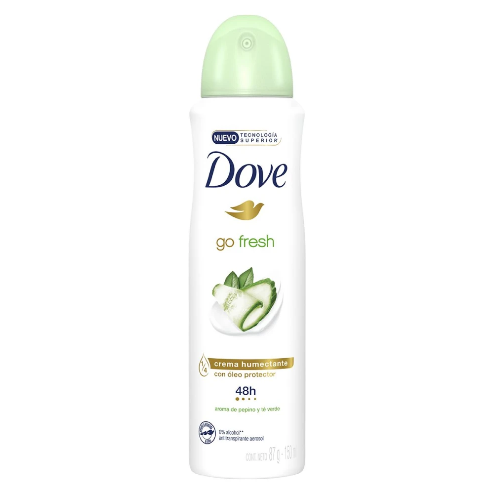DOVE DEO SPRAY GO FRESH PEP TE CR HUMECT