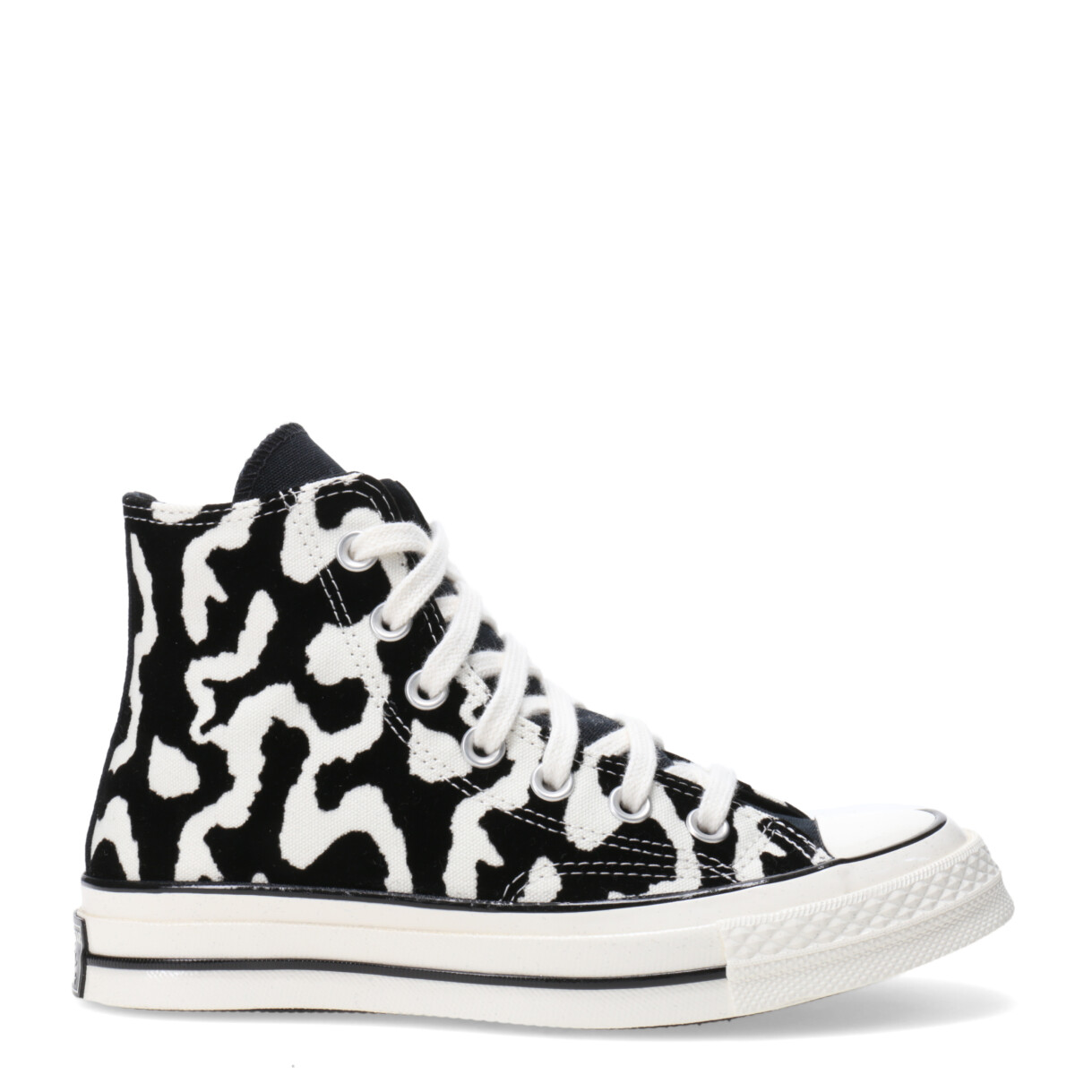Championes Unisex Converse All Star Chuck 70 Leopard Remix Converse - Negro - Blanco 