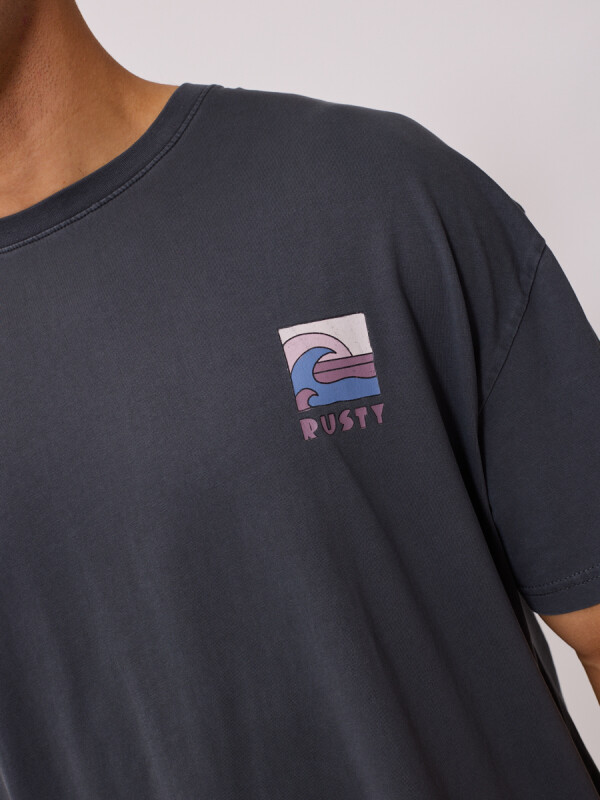 T-SHIRT VERTUNA RUSTY Gris