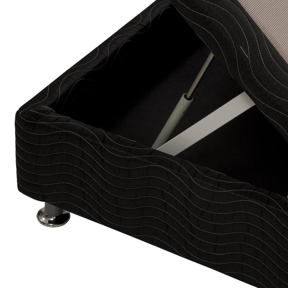 BASE SOMMIER BAU PHYSICAL NERO - 1 PLAZA Base Sommier Bau Physical Nero - 1 Plaza
