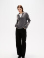 Sweater Dapa Gris Melange Oscuro