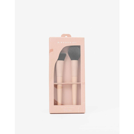 Set De Brochas De Maquillaje Rosa Piel