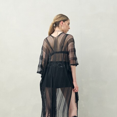 PONCHO GLORIA Negro