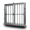 Promo Ventana de Aluminio + reja 100X100