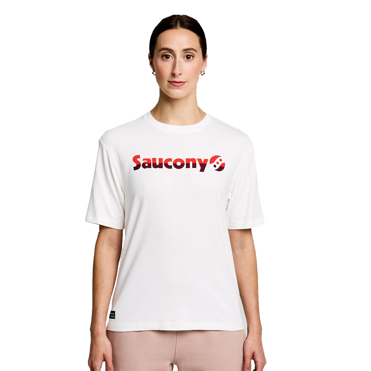 Remera Saucony Unisex - Recovery - SAU800050WHA3 - WHITE GRAPHIC 