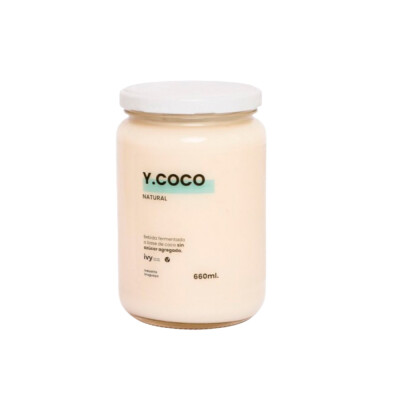 Yogurt Natural Vegano Ivy 660ml Yogurt Ivy Natural 660ml
