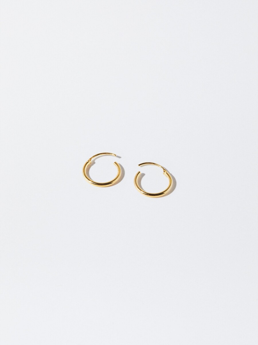 Pendientes De Aro De Plata 925 dorado