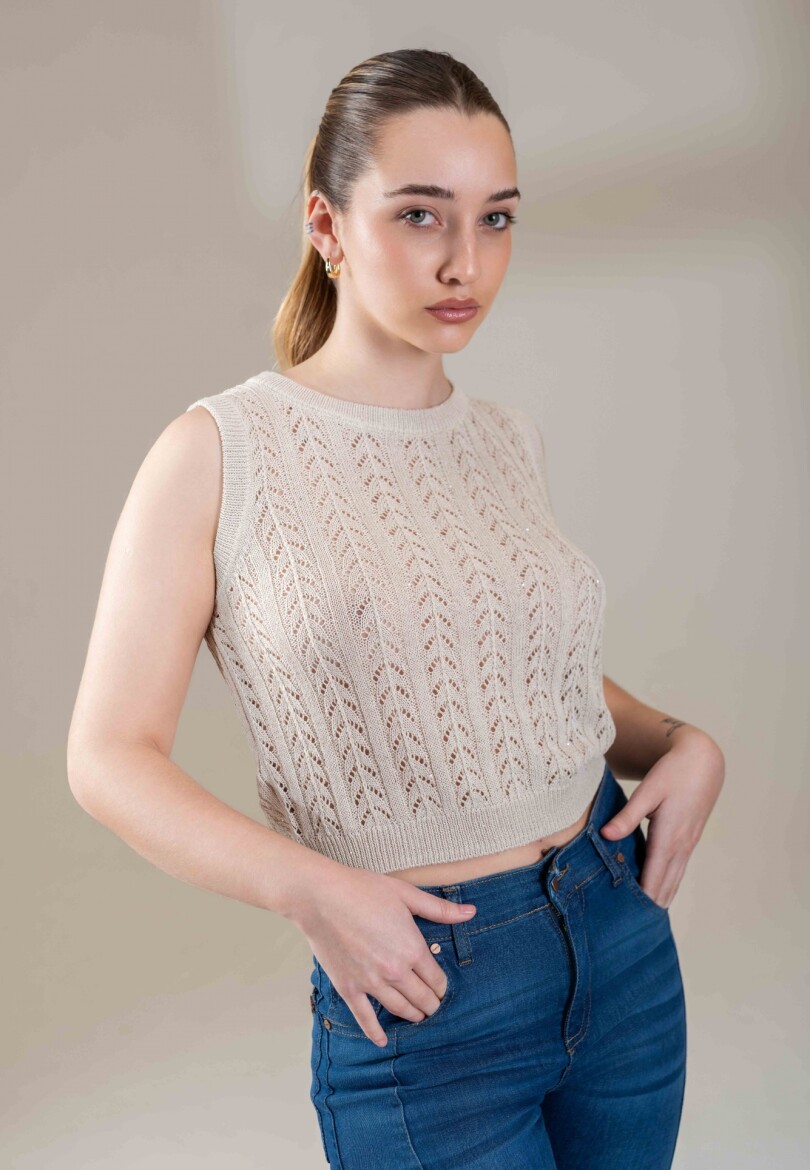 Musculosa Rubra Beige