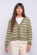 CARDIGAN CAPRI Verde Hierba