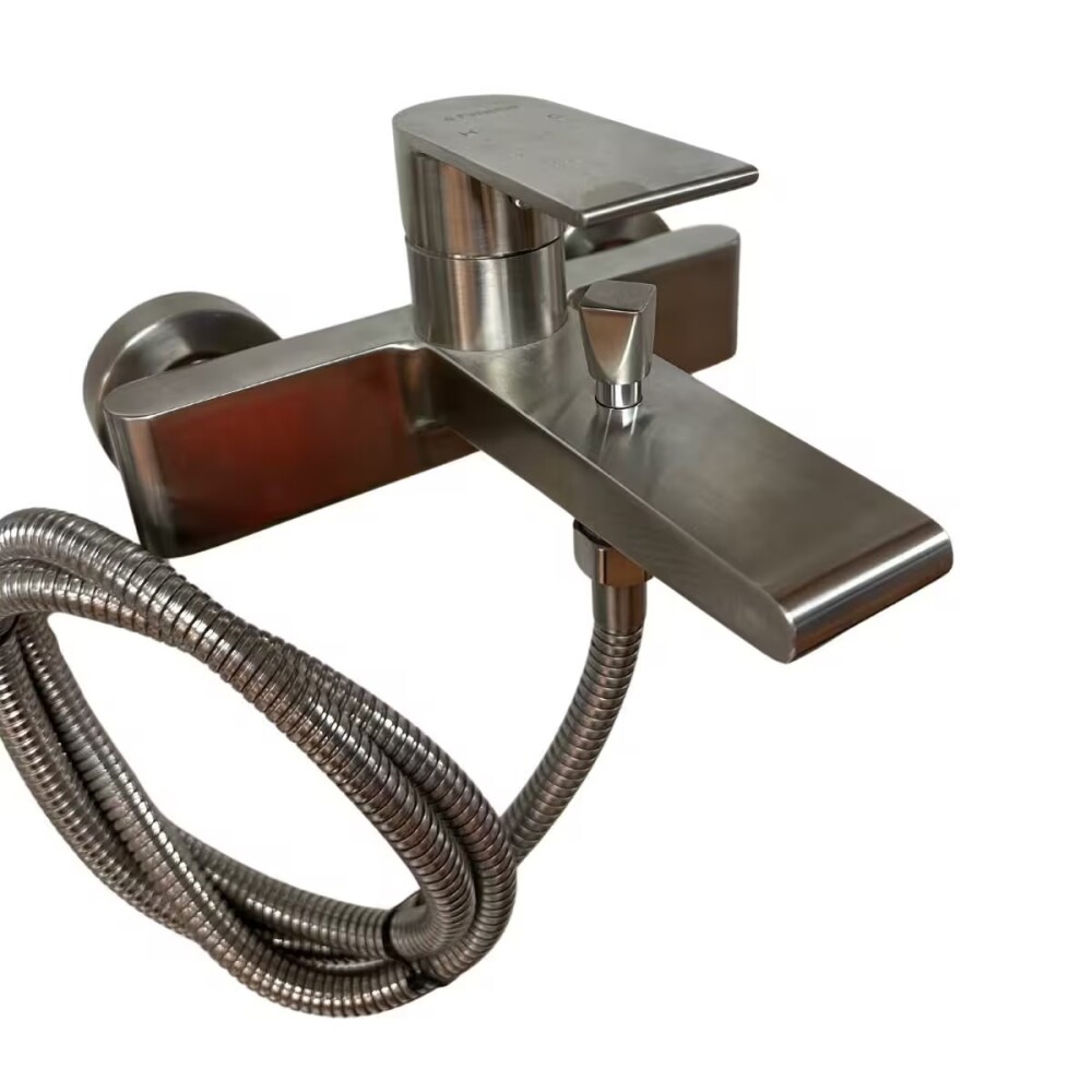 Grifería de ducha Monocomando exterior con Transferencia Loft Gris Satinado Grifería De Ducha Monocomando Exterior Con Transferencia Loft Gris Satinado