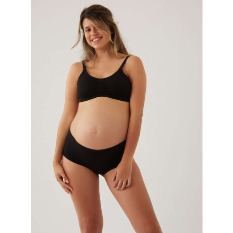 Bikini alta sin costura Negro