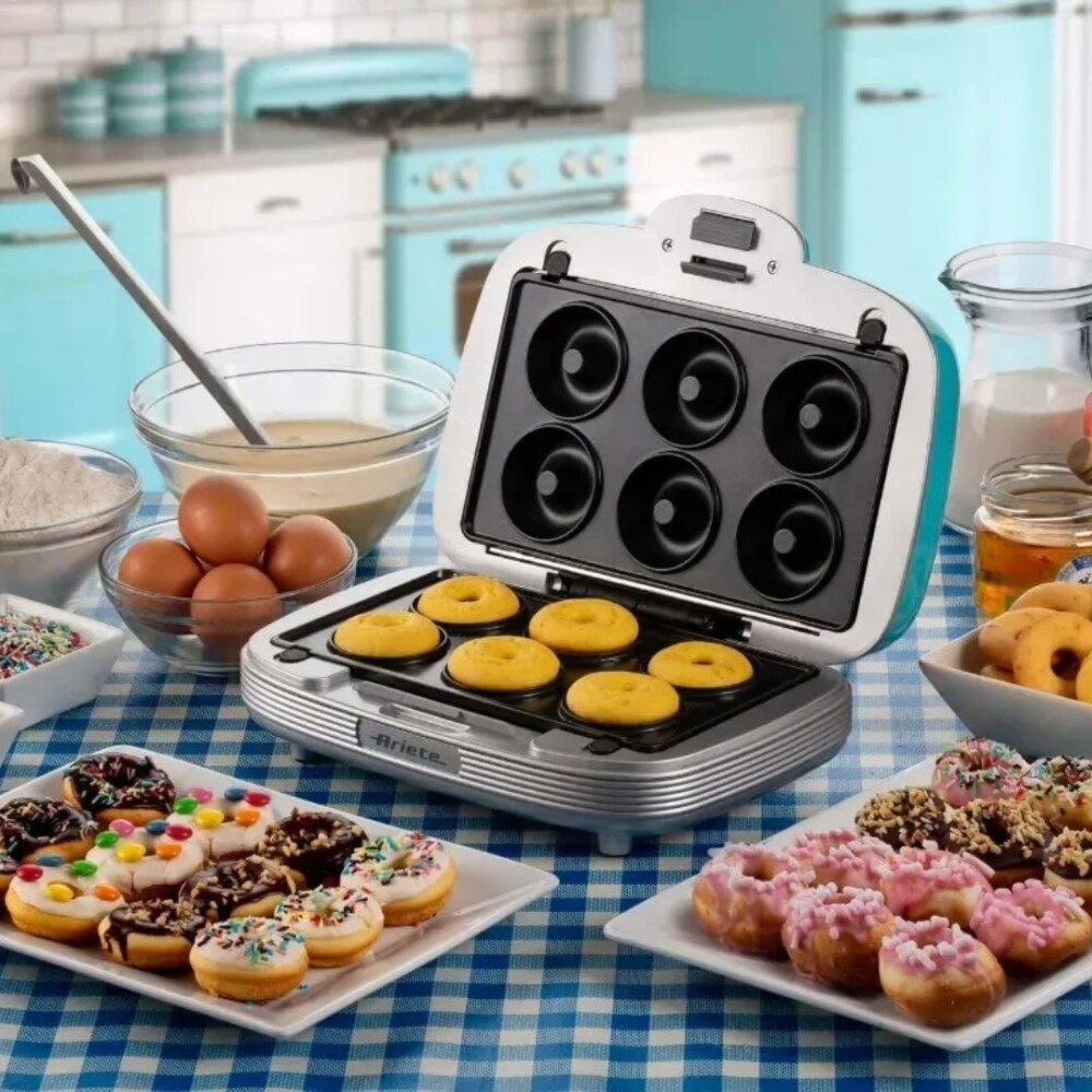 Wafflera Ariete Party Time 1973 Celeste – Estilo Retro y Cocción Perfecta Wafflera Ariete Party Time 1973 Celeste – Estilo Retro y Cocción Perfecta