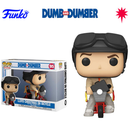 FUNKO POP! DUMB AND DUMBER LLOYD IN BICYCLE FUNKO POP! DUMB AND DUMBER LLOYD IN BICYCLE