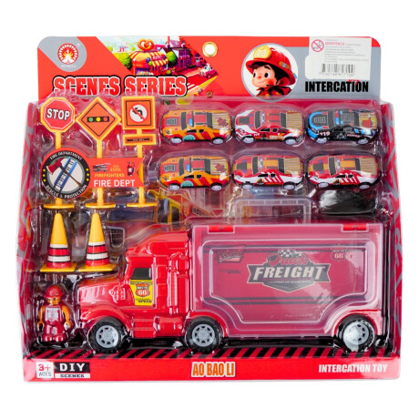 Camion de bomberos con accesorios Camion de bomberos con accesorios