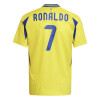 Camiseta Adidas Al Nassr FC 24/25 Ronaldo JR Amarillo