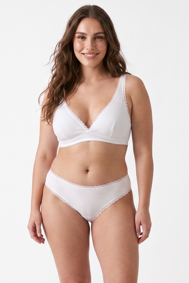 BASICO HALTER ALGODÓN - BLANCO 