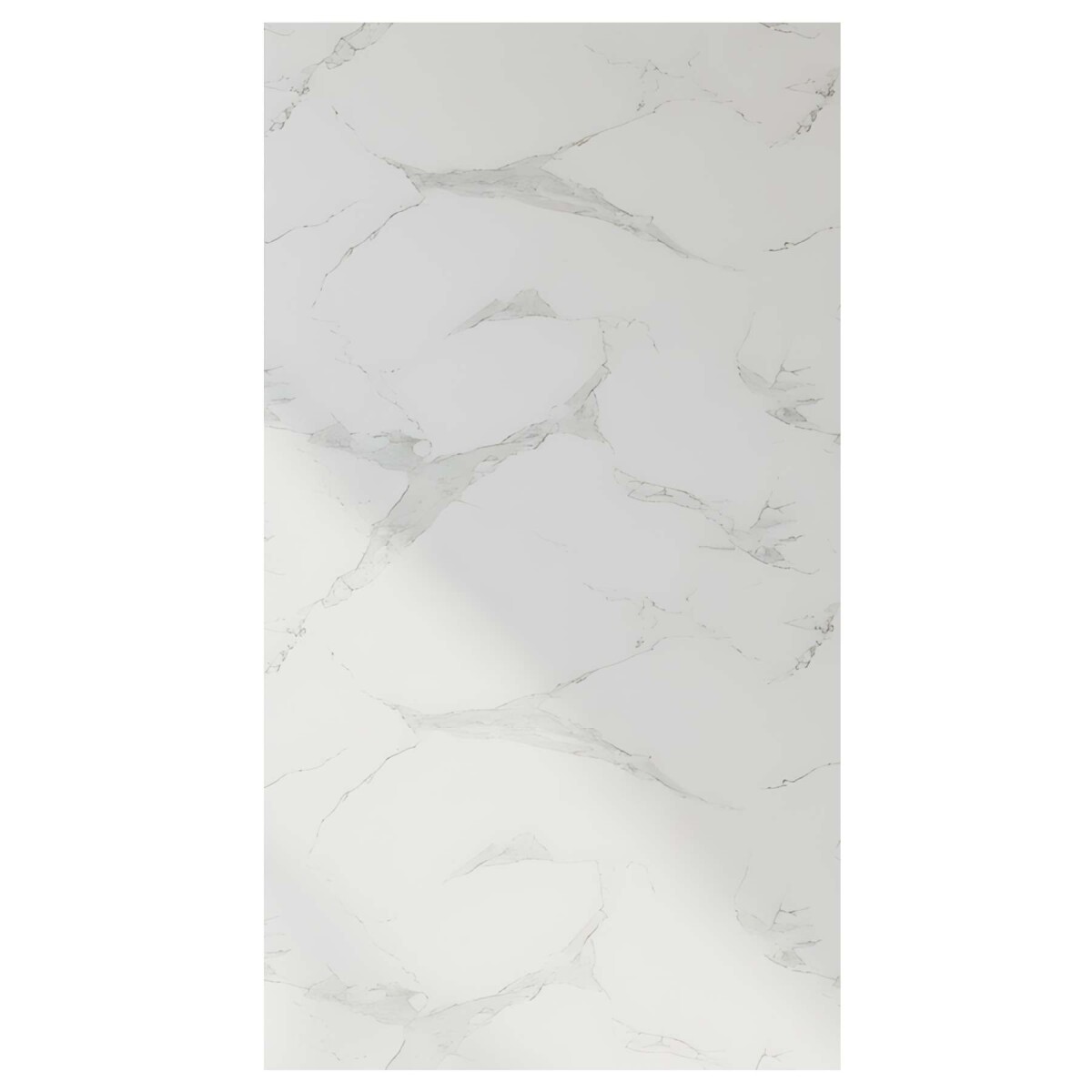 Placa PVC Símil Mármol 2,44x1,22m 3mm Resistente Agua Calor - Mármol Blanco Gris Claro 3 