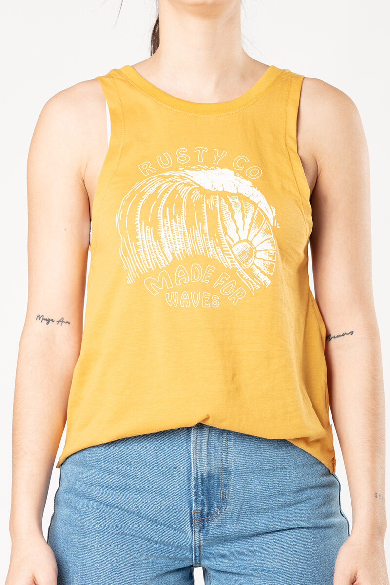 MUSCULOSA CONWAY RUSTY - Mostaza 