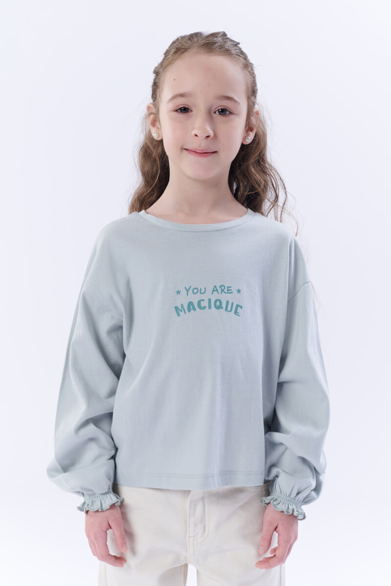 Remera manga larga Verde
