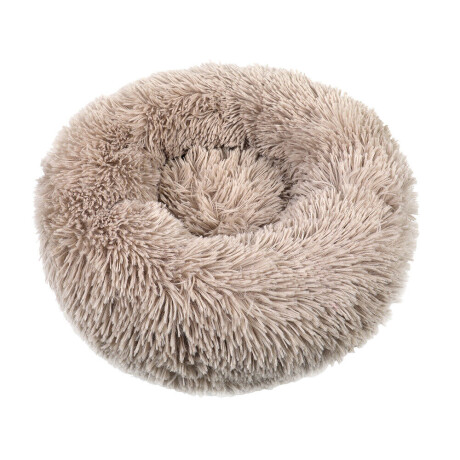 Cama tipo dona para Perro/Gato 80 cm Beige