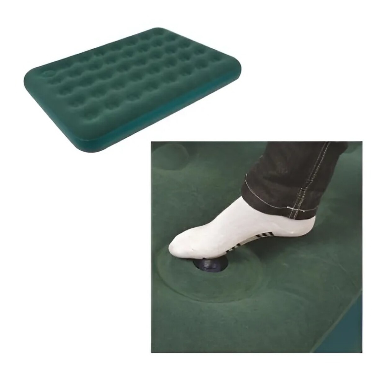 Colchón Inflable 2 Plazas Con Inflador Jilong 