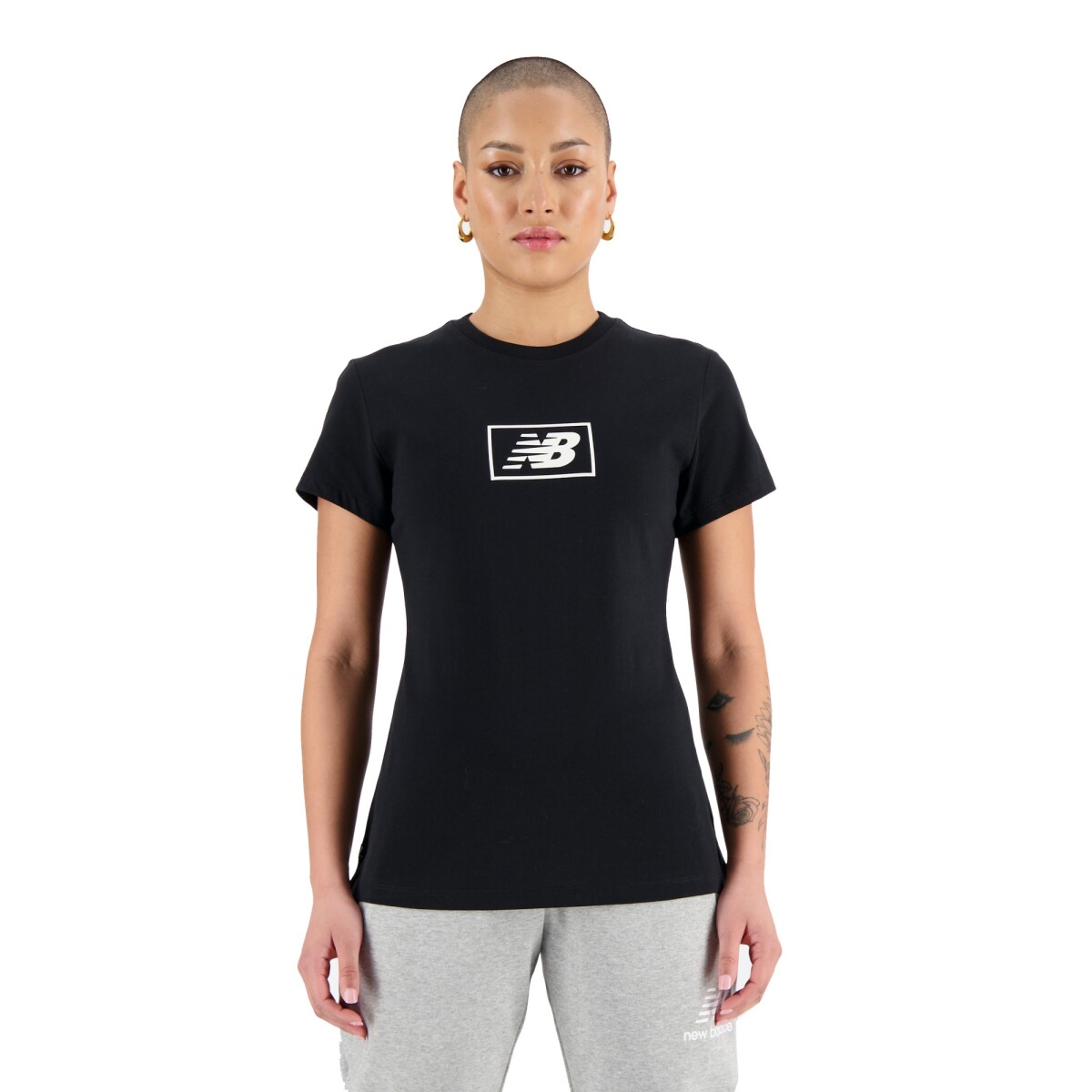 Remera New Balance de dama - Essentials - WT33515BK - BLACK 