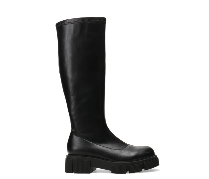 Bota LEEDS bucanera de pu elastizado Black