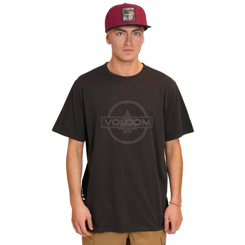 Remera Volcom Line Service - Negro Remera Volcom Line Service - Negro