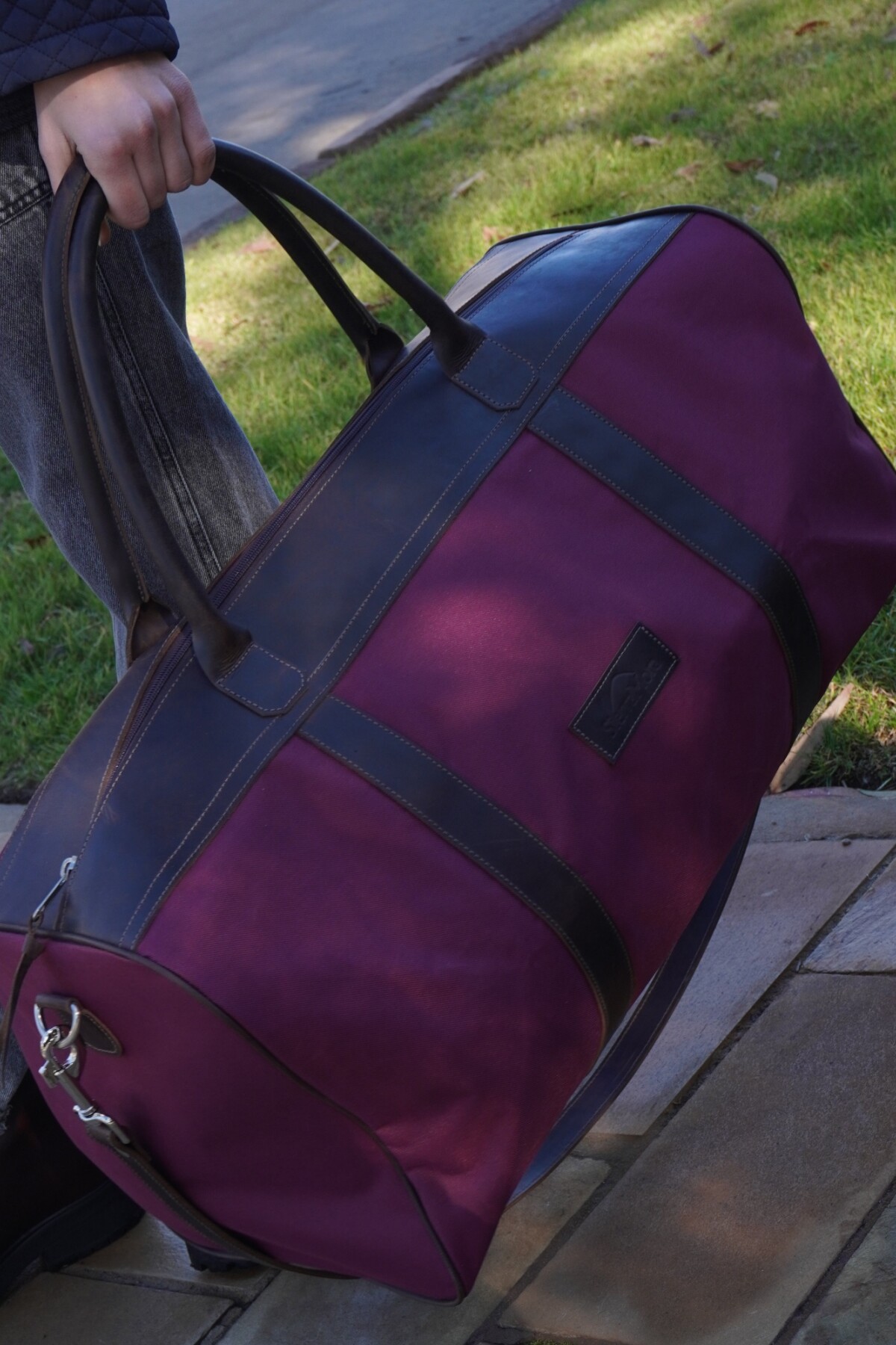 Bolso Sport XL Chocolate / Bordeaux