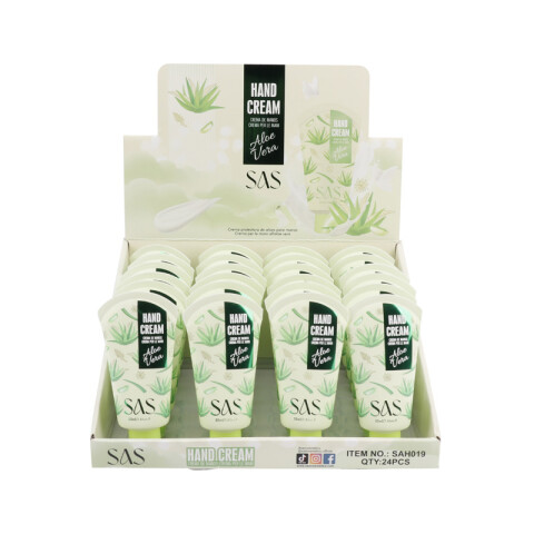 SAS Crema de manos con extracto de aloe vera 55ml. Sas Crema De Manos Con Extracto De Aloe Vera 55ml.