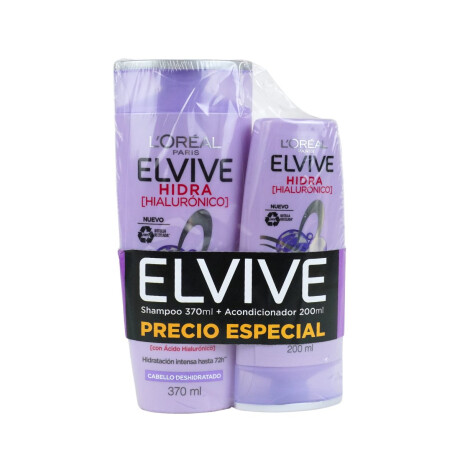 Pack shampoo + acondicionador Elvive hidra hialurónico Pack shampoo + acondicionador Elvive hidra hialurónico