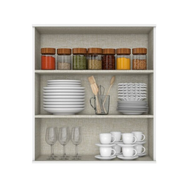 ARMARIO AEREO 80 CM 2 PUERTAS - CLASSY BLANCO ARMARIO AEREO 80 CM 2 PUERTAS - CLASSY BLANCO