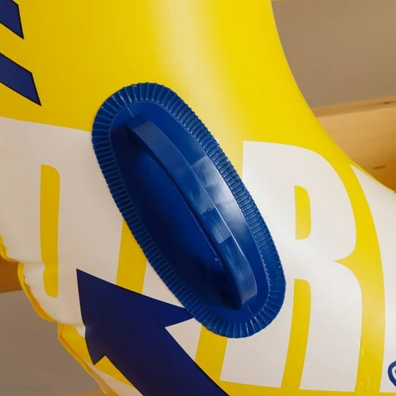 Flotador Redondo 100cm con Agarraderas – Diversión Segura en el Agua Amarillo