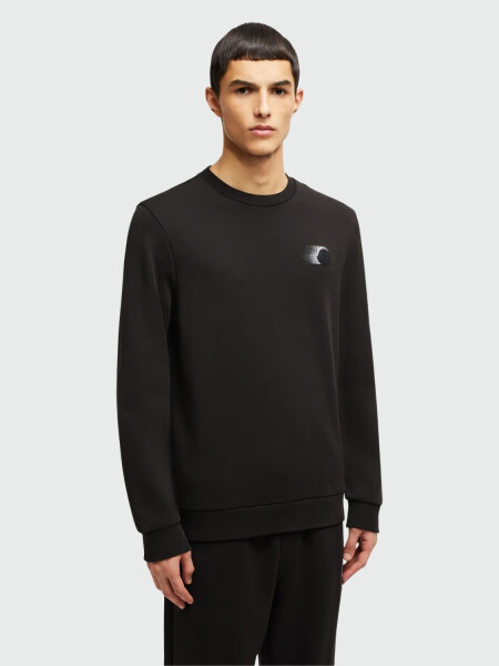 Moncler - Sudadera de cuello redondo Negro