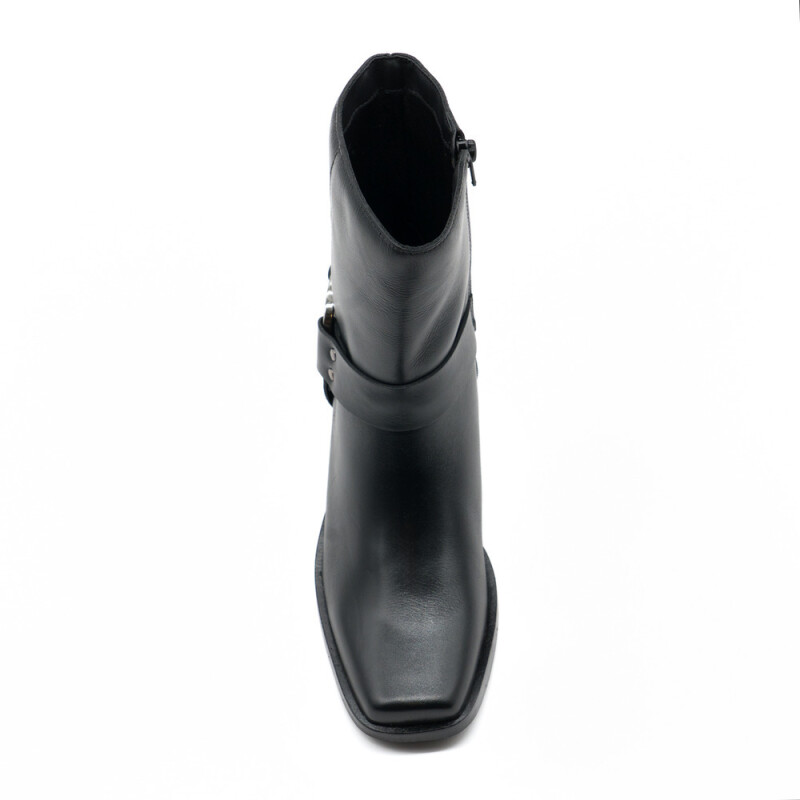 SANDALIA BAJA CONFORT NUTELLA PRETO