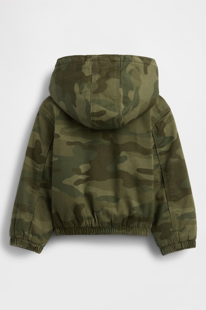 Campera Con Corderito Toddler Niño Camo