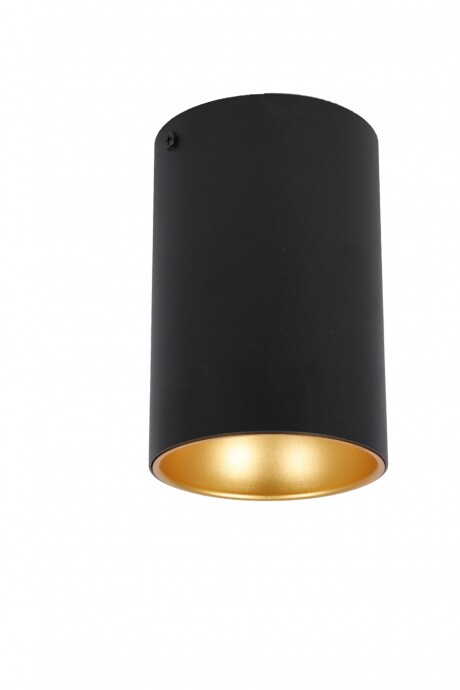Aplique Para Techo Cromado Interior En Dorado 1 Luz Cromado Negro-Dorado