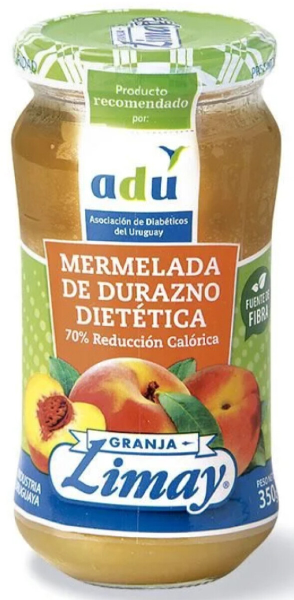 Mermelada Durazno Frasco Dietética Limay 350 G 
