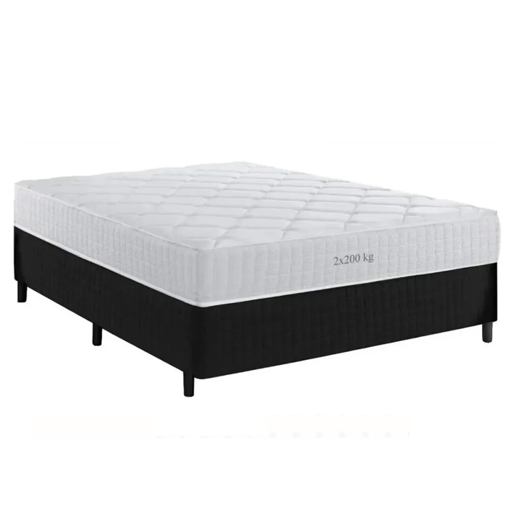 Sommier 2 plazas 200 kg por lado - Espuma y Resortes MaxForce Sommier 2 plazas 200 kg por lado - Espuma y Resortes MaxForce
