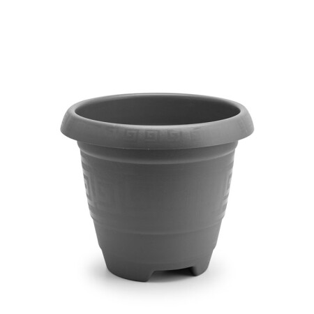 MACETA REDONDA "PLASMONT" 15 LT NEGRO