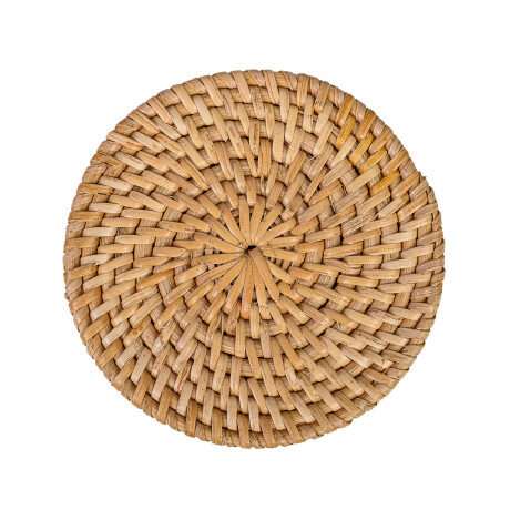 SET 4 POSAVASOS RATTAN NATURAL-BEIGE CRRT 1405