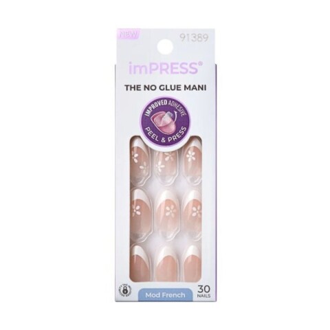 Uñas Postizas Impress Adhesivo Extra Fearless