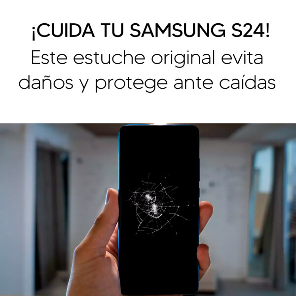 Estuche Protector Samsung S24 Smart View BLANCO