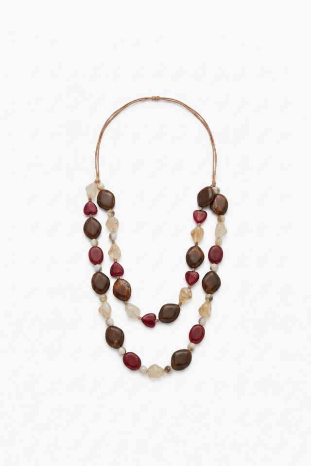 Collar multicolor chocolate