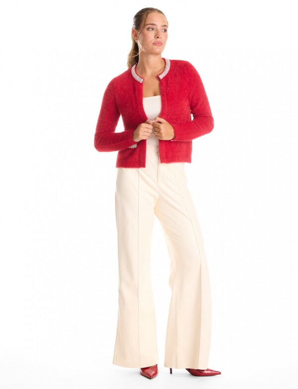 Chaqueta Mohair ROJO