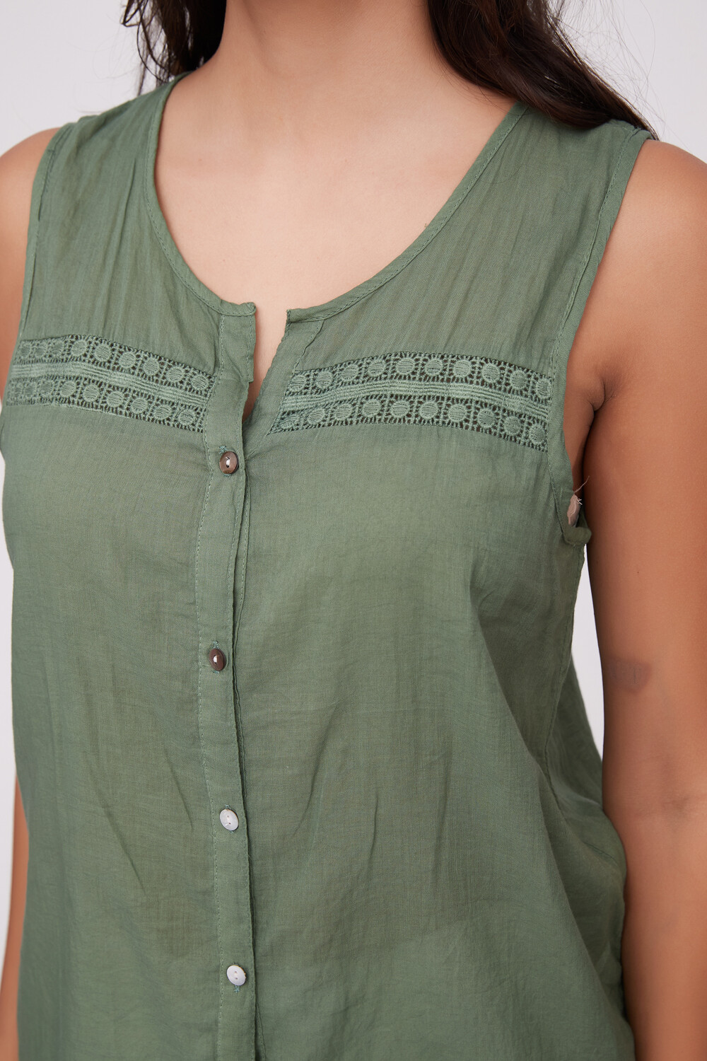 Musculosa Avi Verde Seco