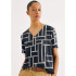 BLUSA MM FEM AZUL ESCURO