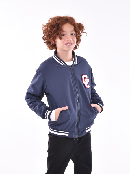 BOMBER CALI AZUL OSCURO