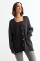 Cardigan oversized NEGRO