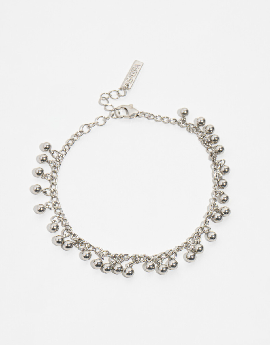 Pulsera Con Bolitas De Metal 